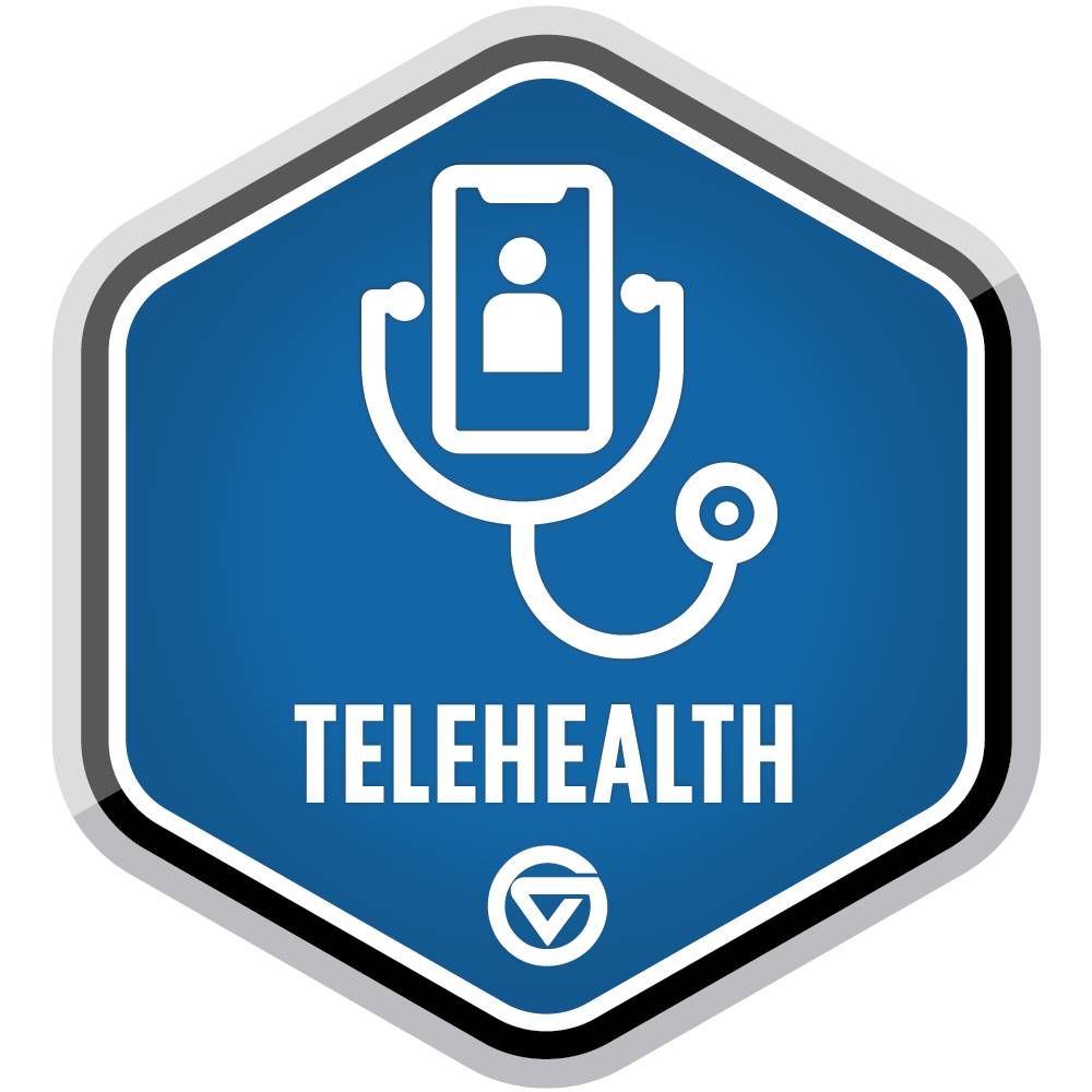 Telehealth Badge Icon